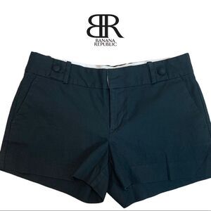 BANANA Republic women’s black chino cargo shorts Sz 6
